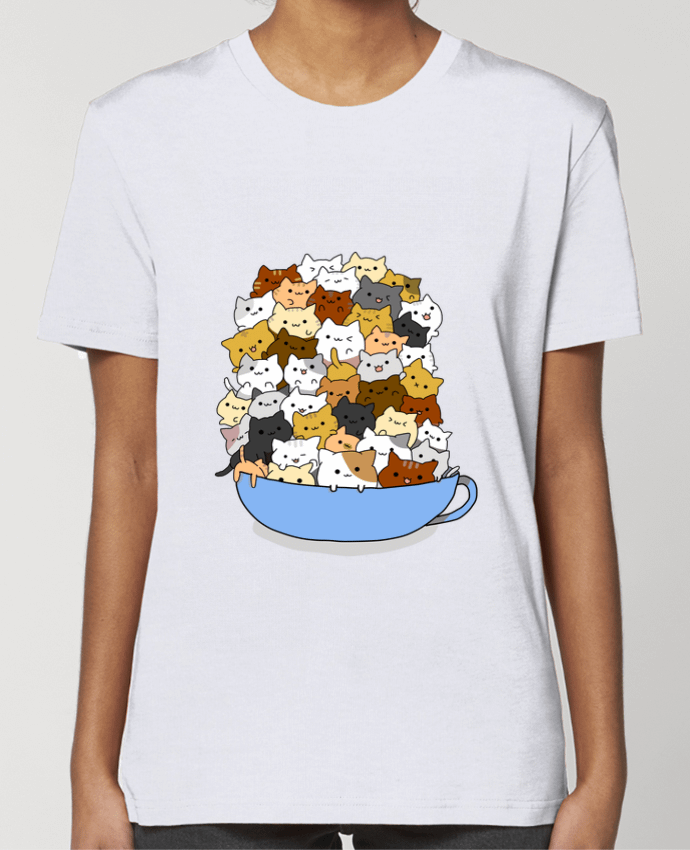 T-shirt Femme Tazón de Gatitos par MaaxLoL