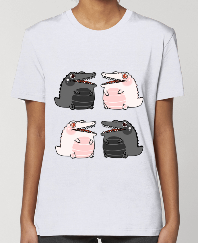 T-shirt Femme Mini Cocodrilos par MaaxLoL