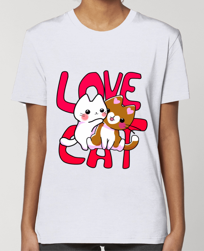 T-shirt Femme Amor de Gato par MaaxLoL
