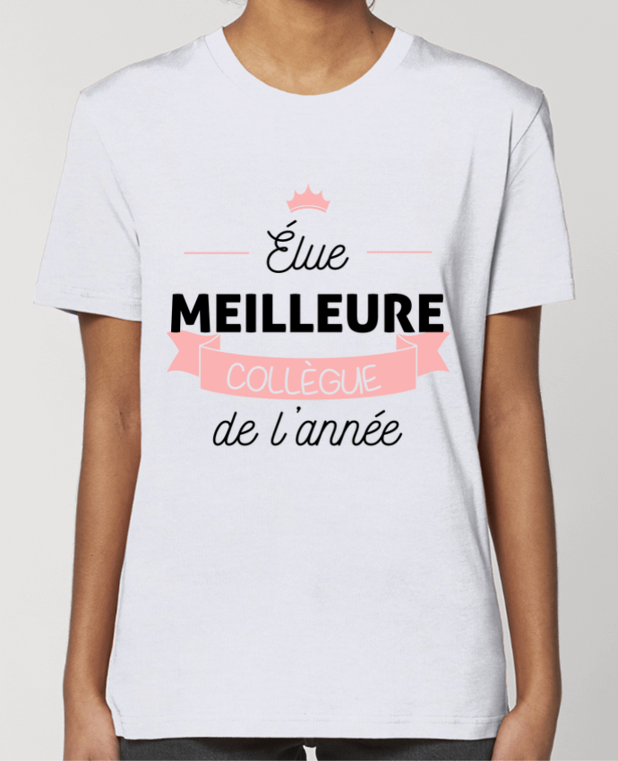 T-shirt Femme Élue meilleure collègue de l'année par La boutique de Laura