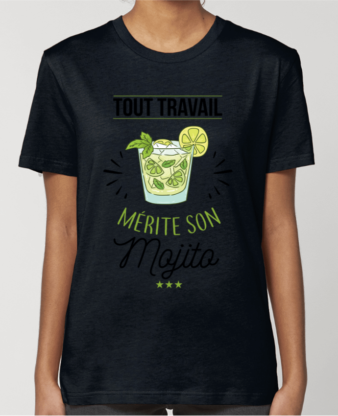 T-shirt Femme Tout travail mérite son mojito par La boutique de Laura