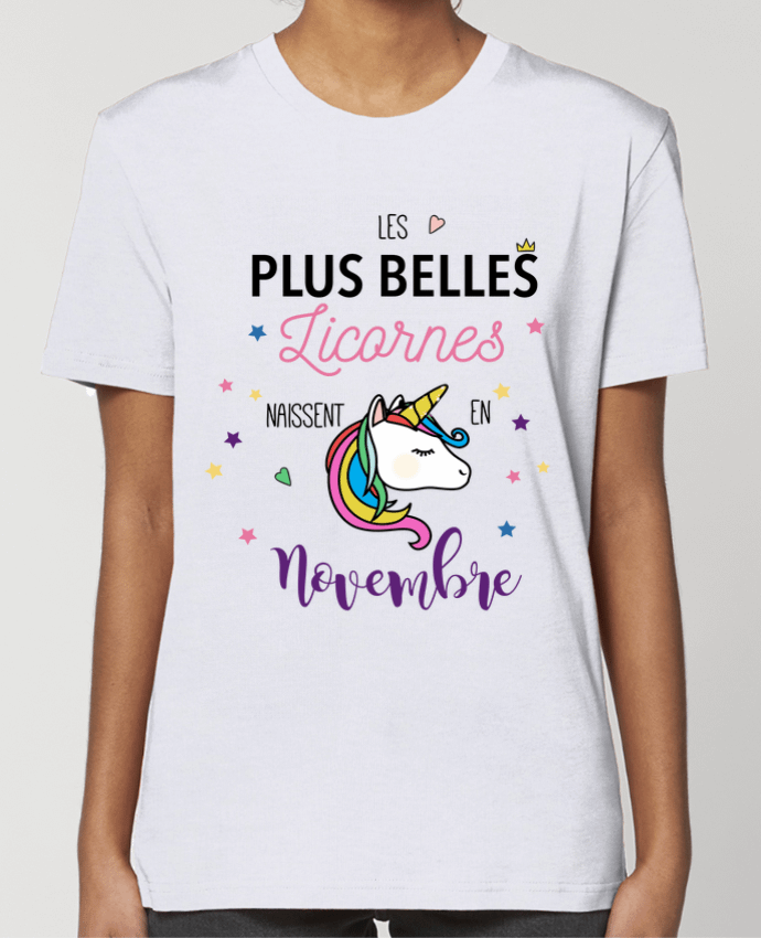 T-shirt Femme Les plus belles licornes / Novembre par La boutique de Laura