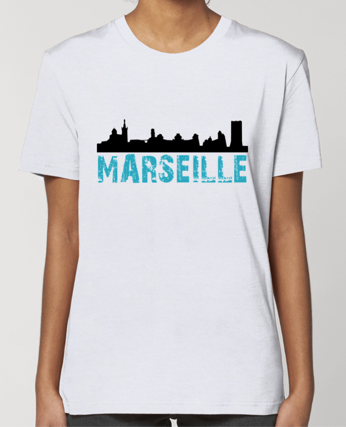 T-shirt Femme Marseille Line Noir par JYR Studios