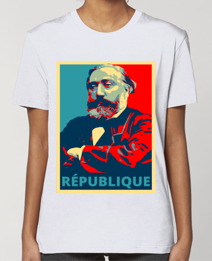 T-shirt Femme Léon Gambetta - République par Hémipléjik
