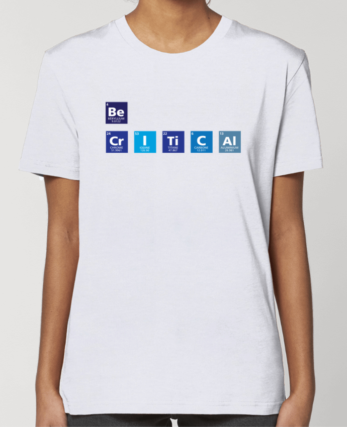 T-shirt Femme Be critical par tunetoo