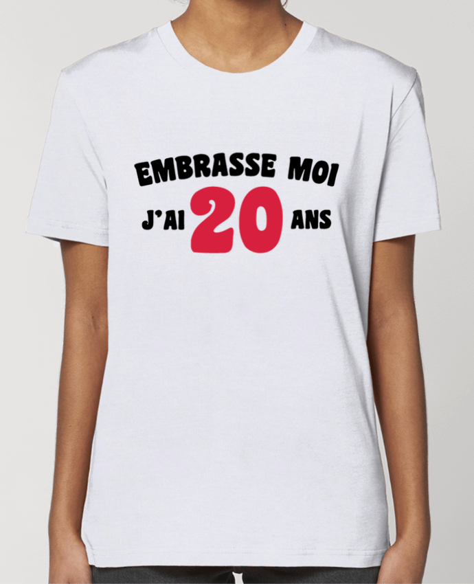 T-shirt Femme Embrasse moi j'ai 20 ans par tunetoo