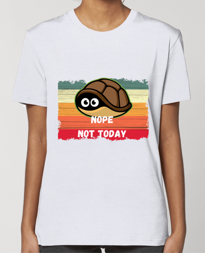 T-shirt Femme Tortoise Nope Not today par Cheerocki
