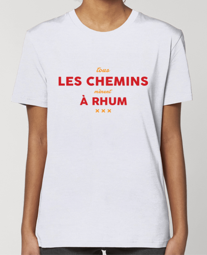 T-shirt Femme Tous les chemins mènent à rhum - Apéro par tunetoo