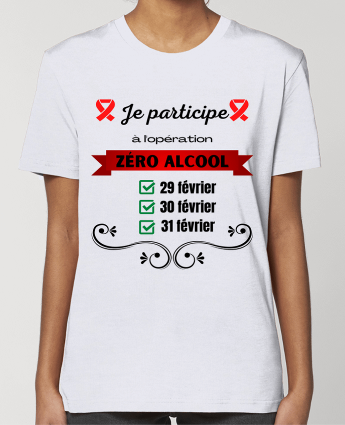 T-shirt Femme Je participe à l'opération zéro alcool par Cheerocki
