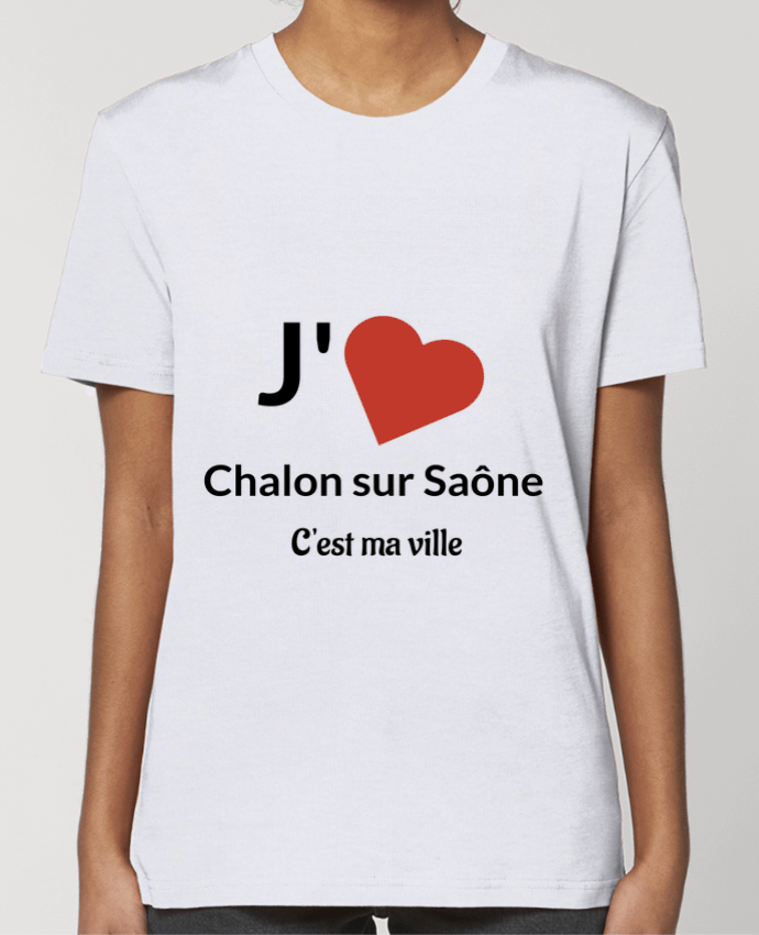 T-shirt Femme J'aime ma ville Chalon sur Saône par Lewismarquee