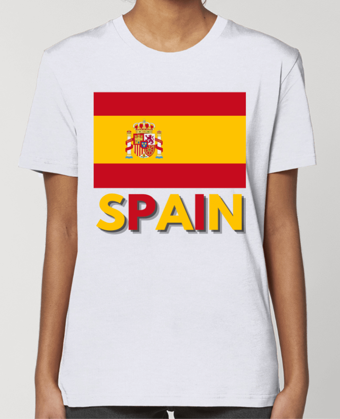 T-shirt Femme Drapeau Espagne par Anastasia