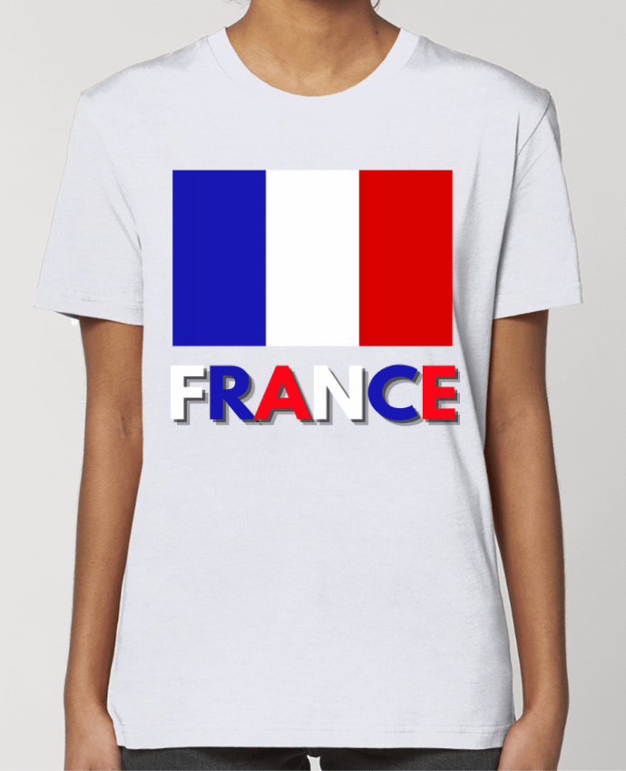 T-shirt Femme Drapeau France par Anastasia