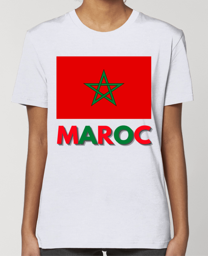 T-shirt Femme Drapeau Maroc par Anastasia