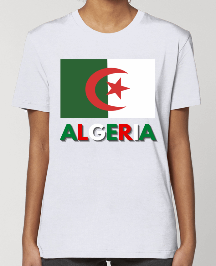T-shirt Femme Drapeau Algerie par Anastasia