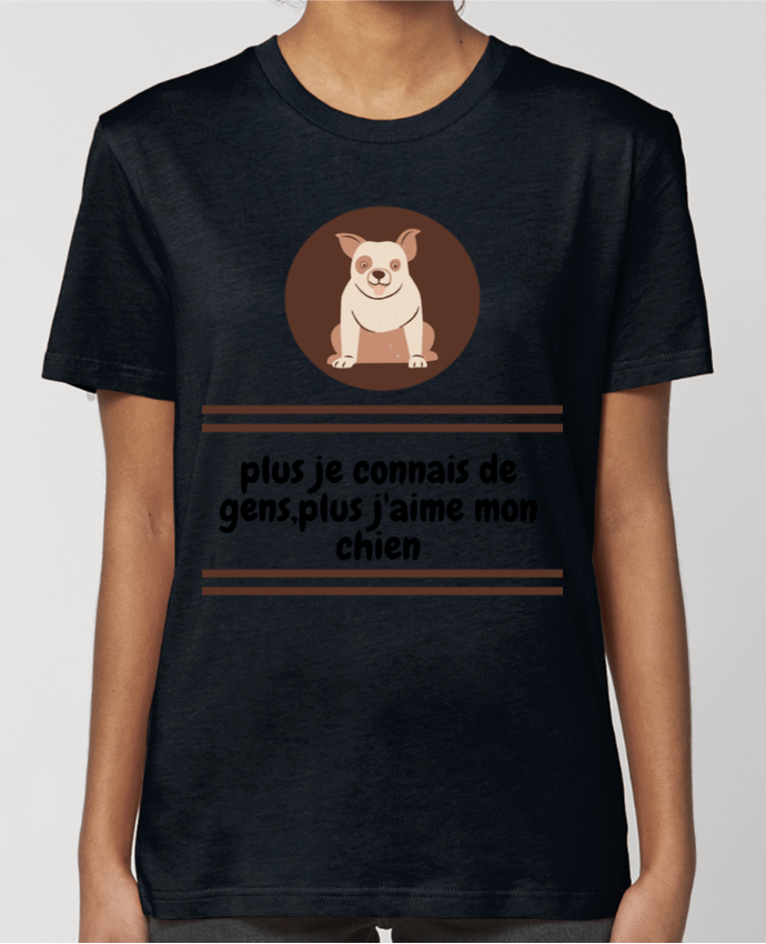 T-shirt Femme J'aime mon chien par Anastasia