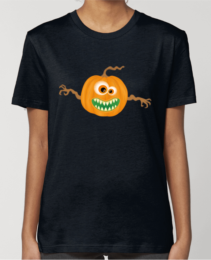 T-shirt Femme Monstre citrouille halloween par Lumagayo