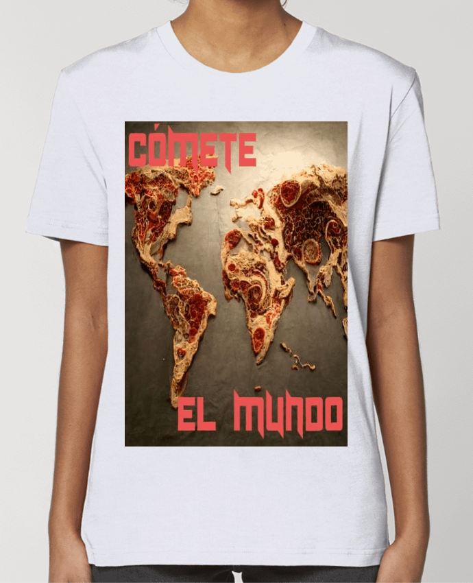 T-shirt Femme Cómete el mundo! par a-Creations