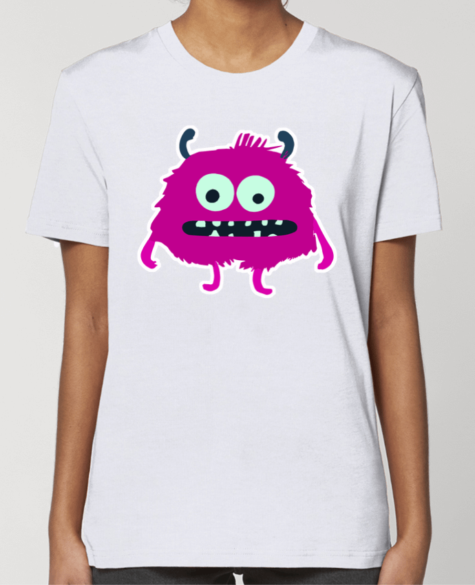 T-shirt Femme Monstre rose par justsayin