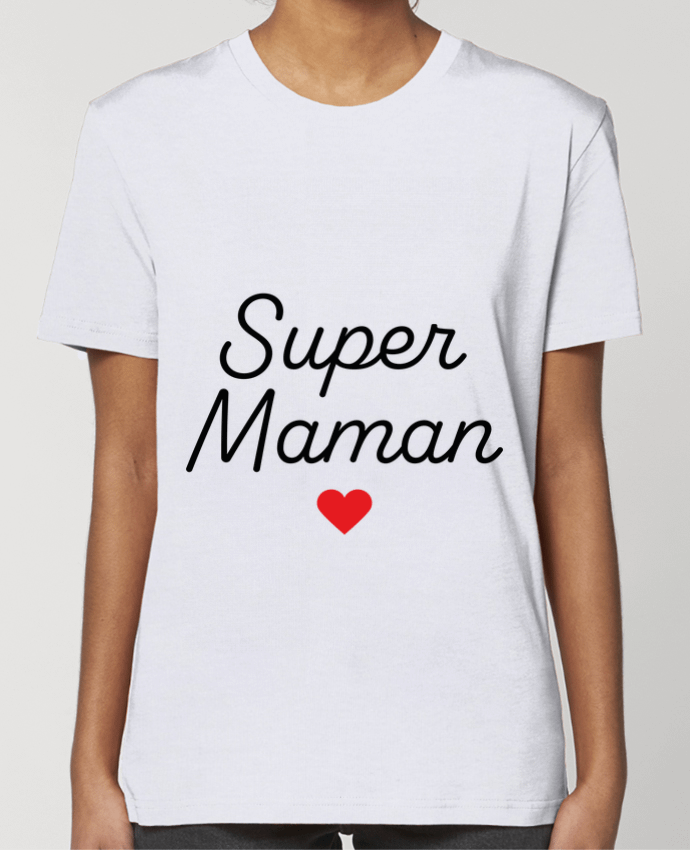 T-shirt Femme Super Maman par Mademoiselle Polly
