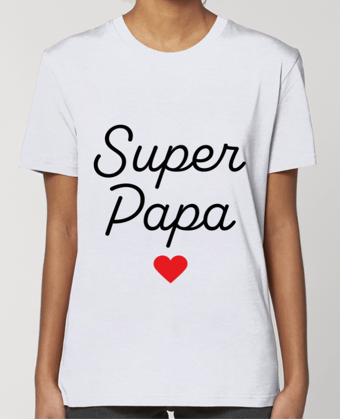 T-shirt Femme Super Papa par Mademoiselle Polly