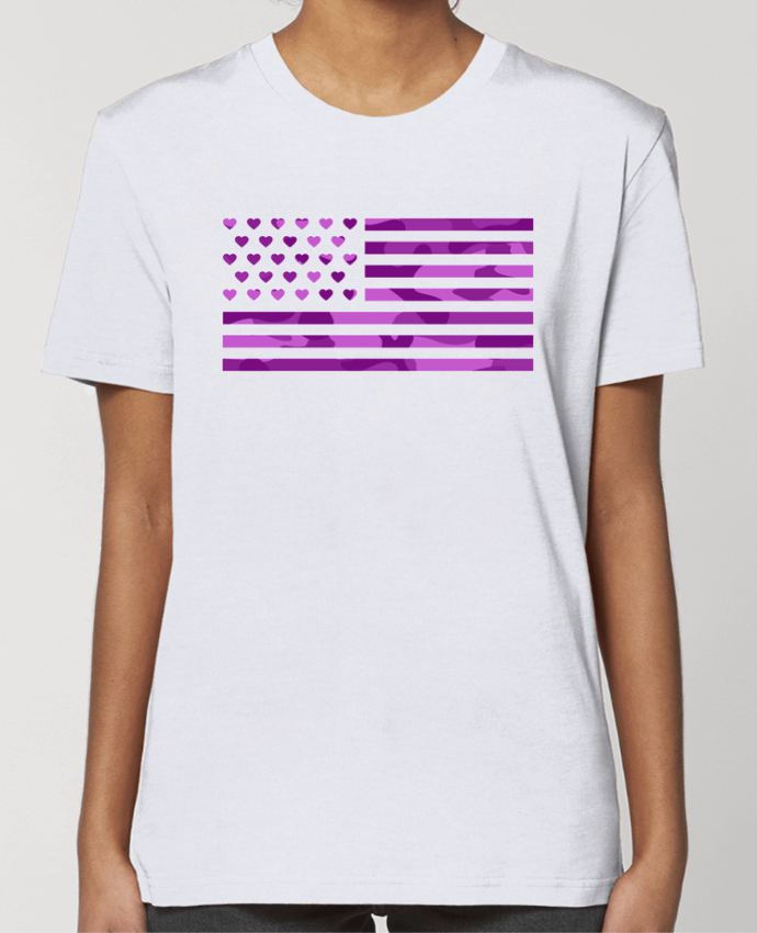 T-shirt Femme Love army par Lamouchenoire