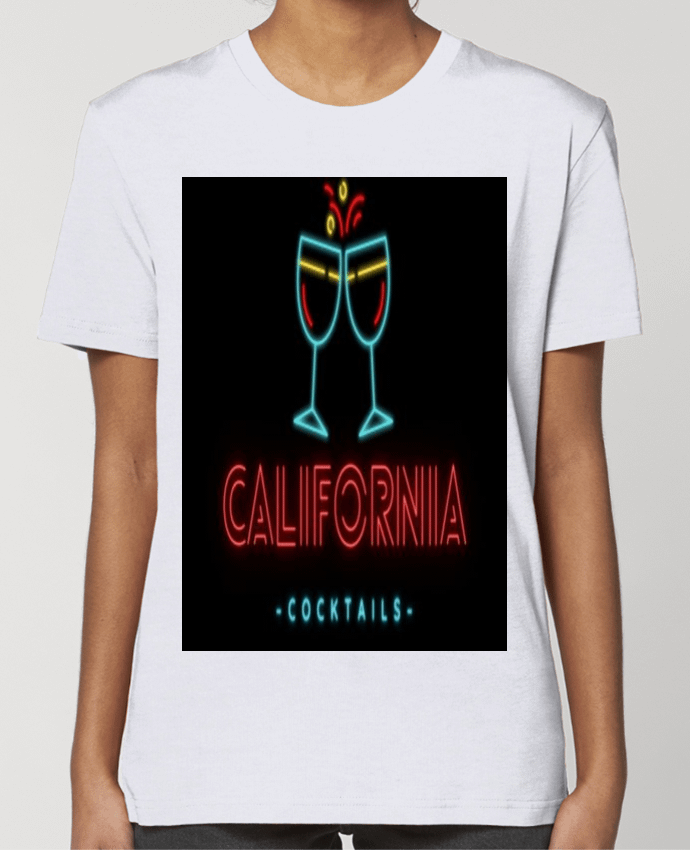 T-shirt Femme CALIFORNIA cocktails par ilyaseedit