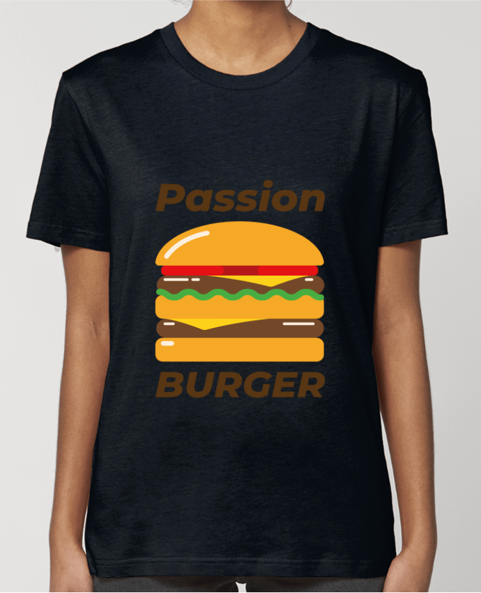 T-shirt Femme Passion burger par Mademoiselle Polly