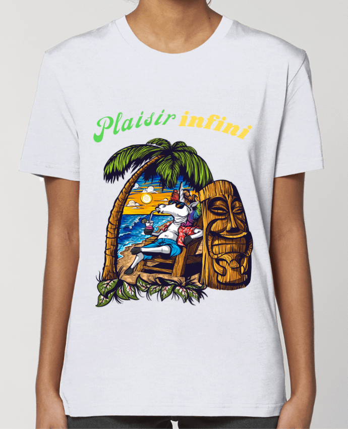 T-shirt Femme LA LICORNE EN VACANCES - PLAISIR INFINI par PLAISIR INFINI