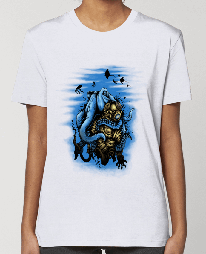 T-shirt Femme Pieuvre et Scaphandre par Replicants