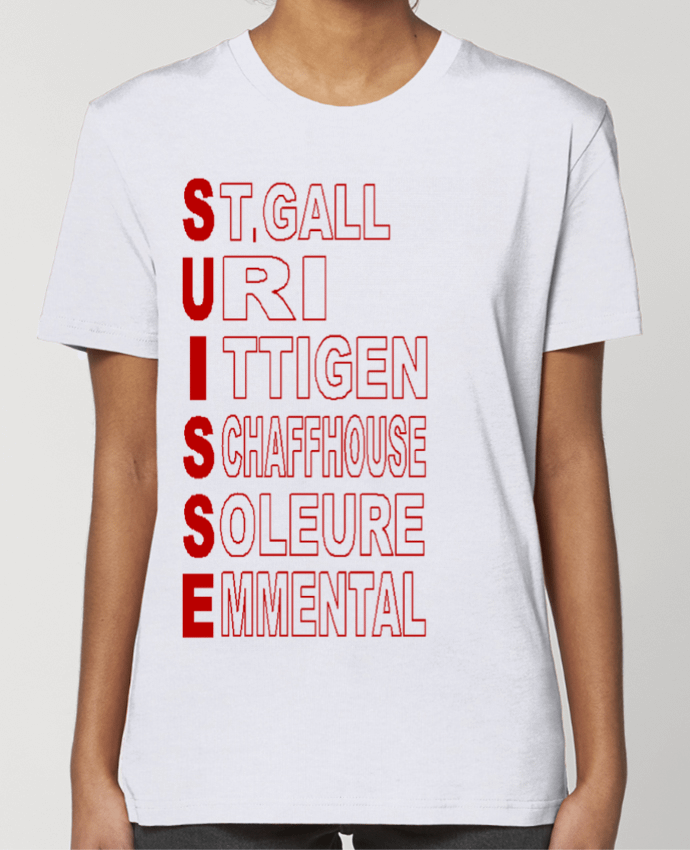 T-shirt Femme TOURISME  SUISSE par FIRST  STAR