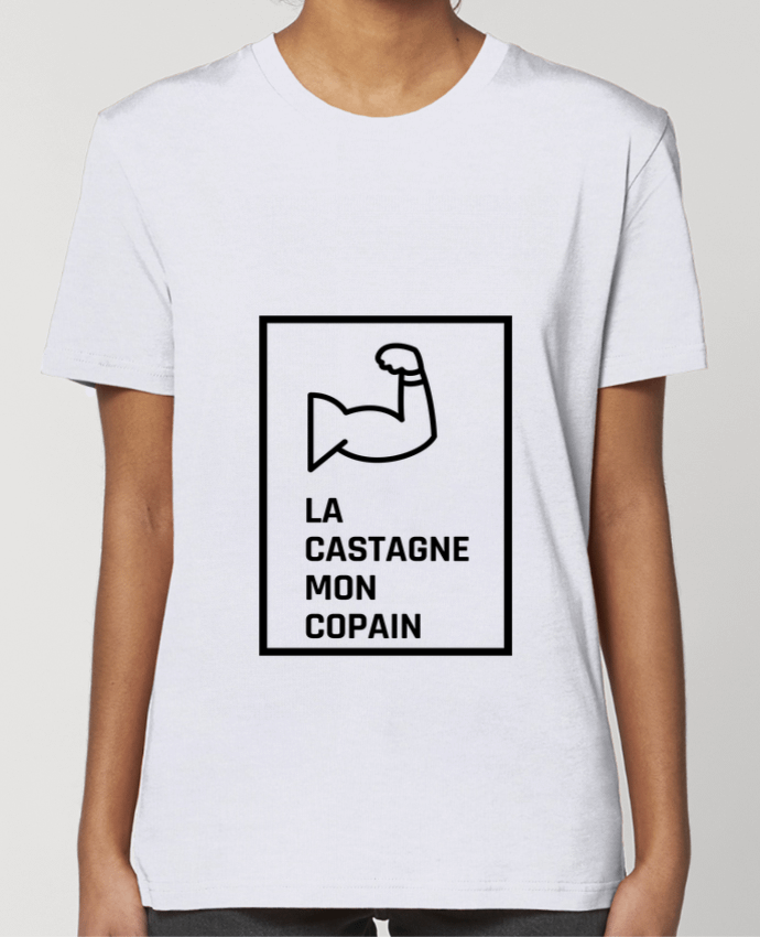 T-shirt Femme la castagne mon copain par modeldesign#033