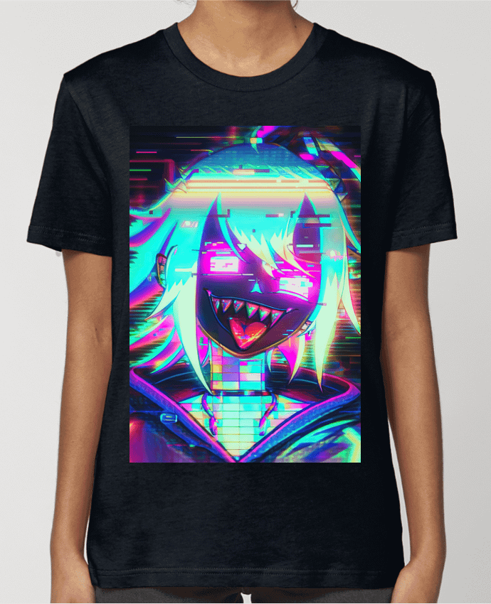 T-shirt Femme Creepy Glitch Girl par MagicDesign