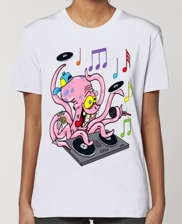 T-shirt Femme Pieuvre deejay par LAGUENY