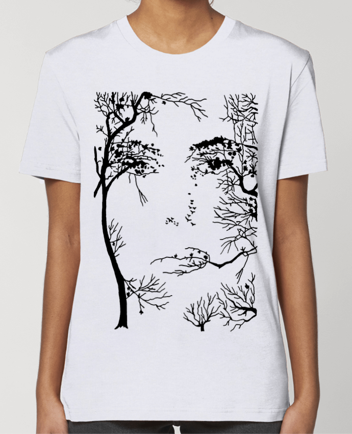 T-shirt Femme Le visage de la forêt par LAGUENY