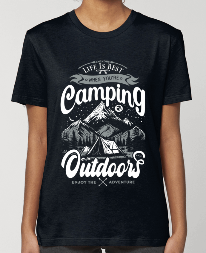 T-shirt Femme La vie est meilleure avec le camping par LM2Kone