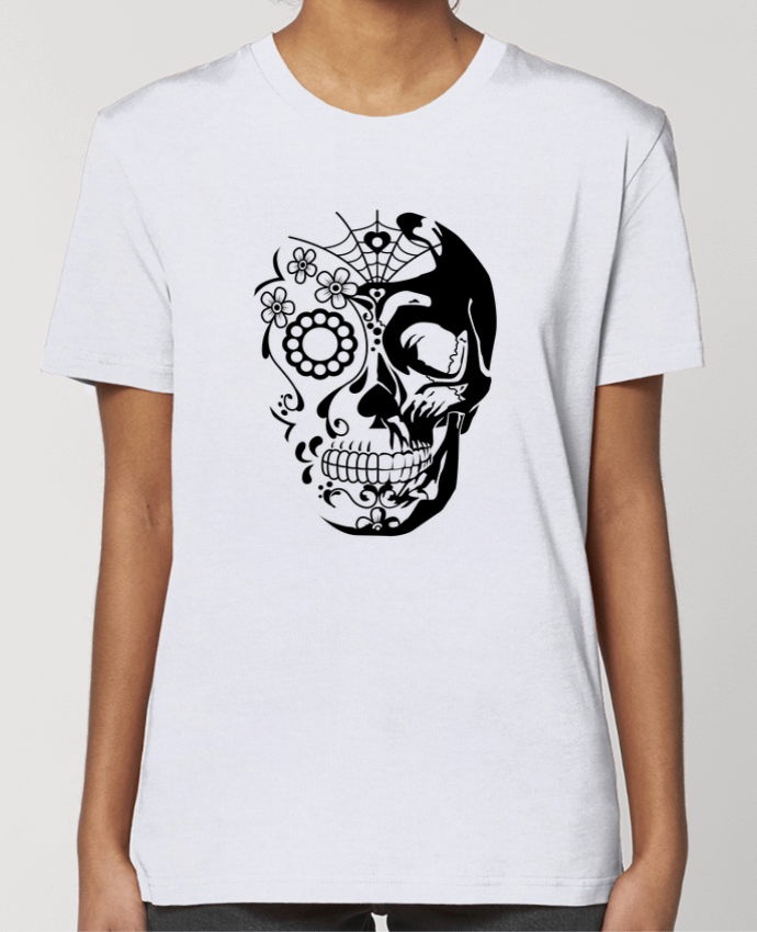 T-shirt Femme Tête de mort jour des morts par Lamouchenoire