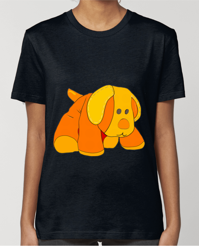 T-shirt Femme Petit chien doudou en peluche par Bief Designs.