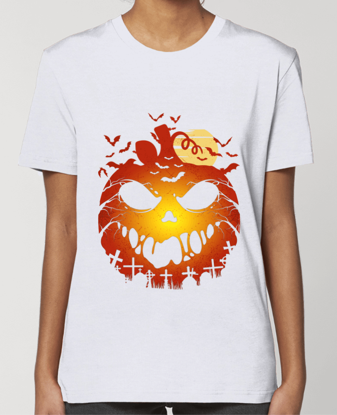 T-shirt Femme Halloween Scary Pumpkin par LM2Kone