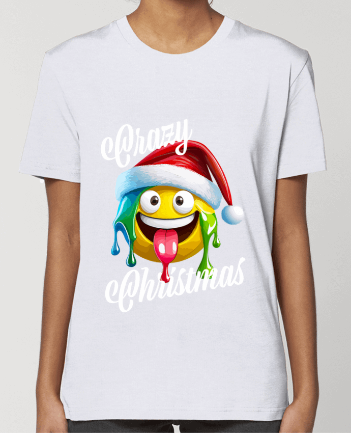 T-shirt Femme Emoji Fondant. Crazy Christmas par Featheart
