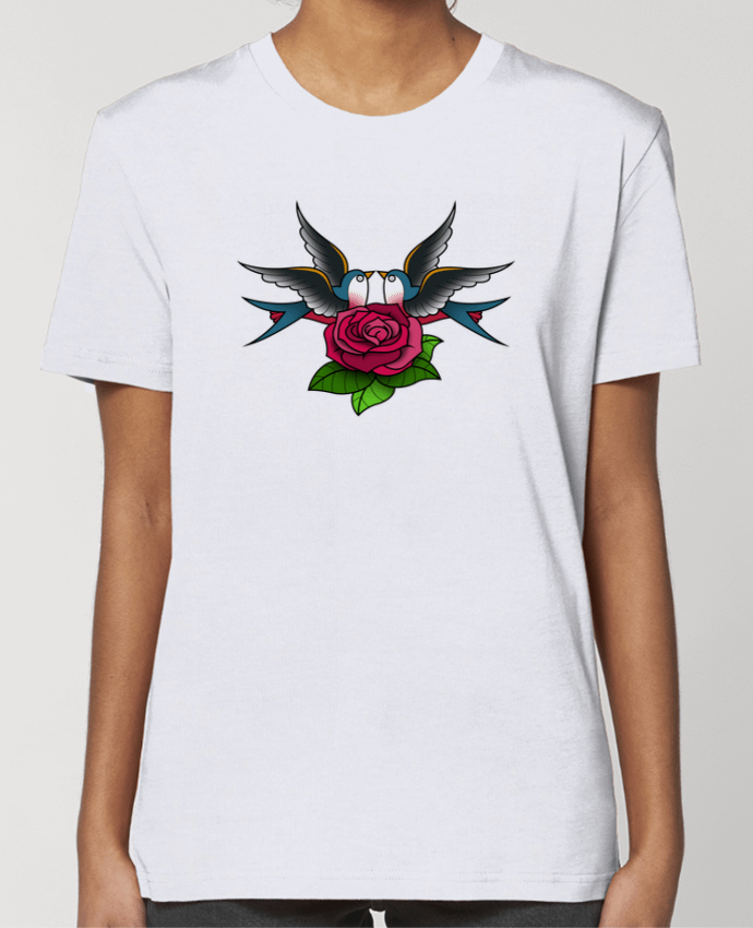 T-shirt Femme Hirondelles tattoo par Lamouchenoire