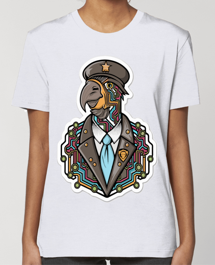 T-shirt Femme Perroquet futuriste par VSGA