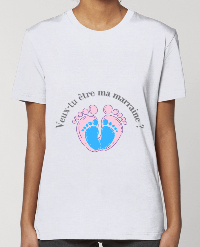 T-shirt Femme Veux-tu être ma marraine ? par MJDesign