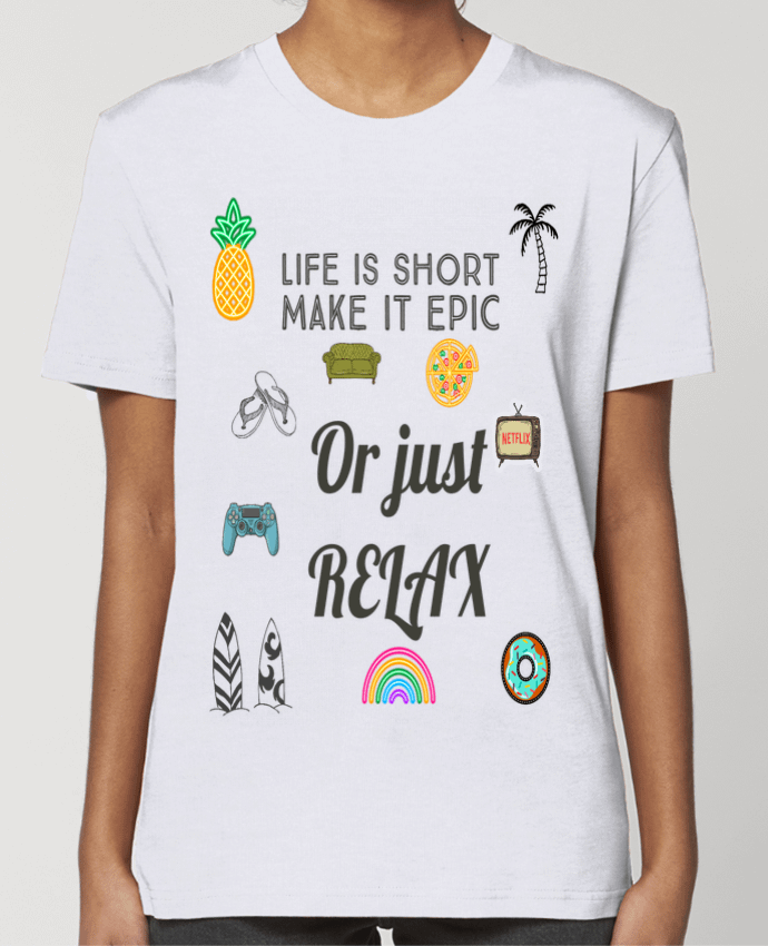 T-shirt Femme Life is Short par Eslava