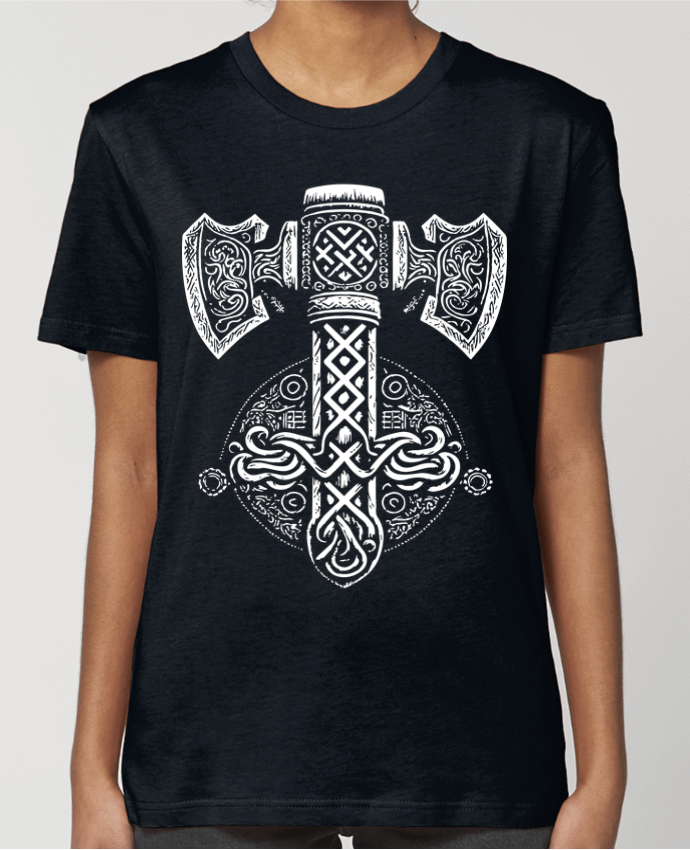 T-shirt Femme Mjöllnir symbole viking par KronoArt