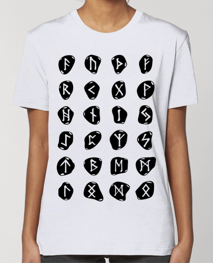 T-shirt Femme Runes symbole viking par KronoArt