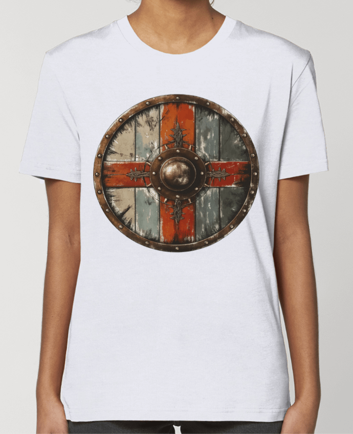 T-shirt Femme Bouclier Viking par KronoArt