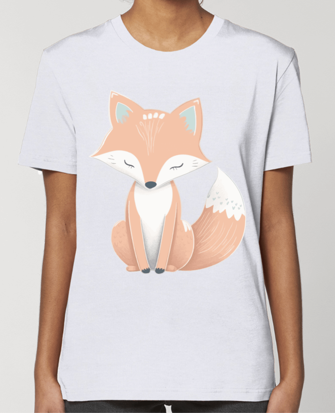 T-shirt Femme Renard stylisé par KronoArt