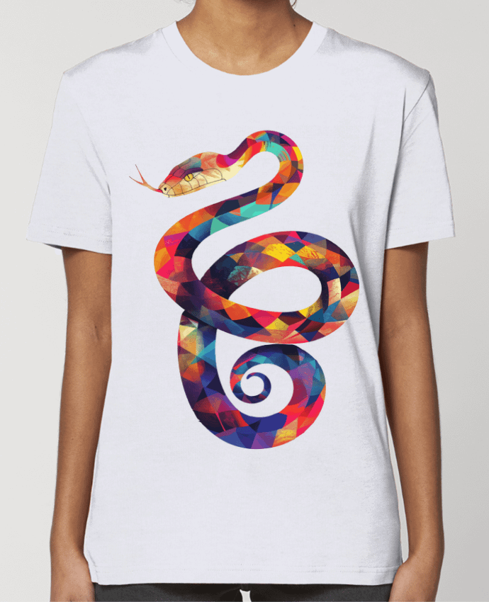 T-shirt Femme Illustration de Serpent stylisé par KronoArt
