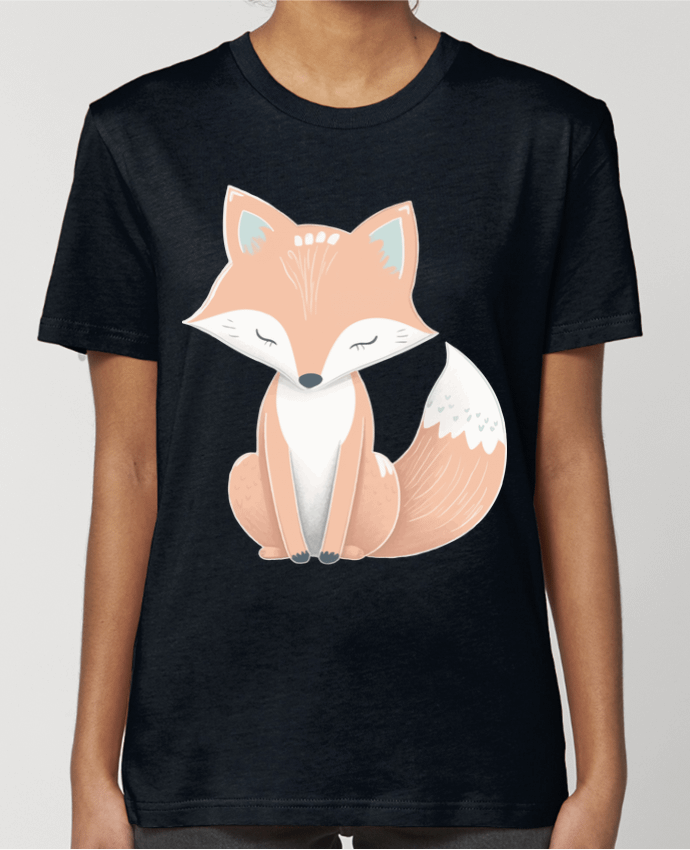 T-shirt Femme Renard stylisé par KronoArt