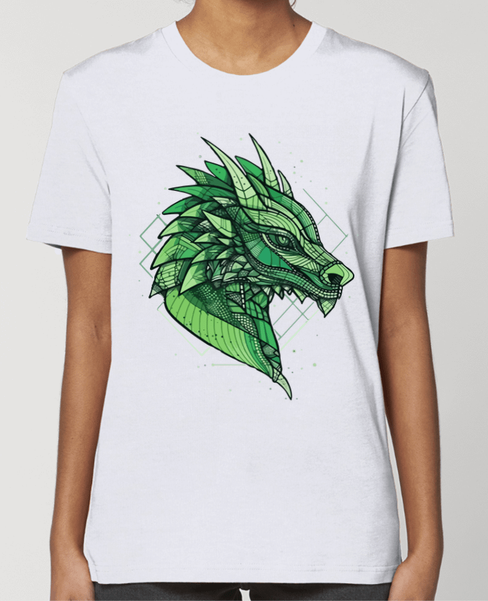 T-shirt Femme Dragon stylisé, géométrique par KronoArt
